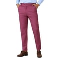 thumbnail image 1 of INSPIRE CHIC Dress Pants for Men's Slim Fit Tapered Flat Front Business Trousers, 1 of 5