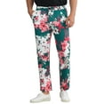 thumbnail image 1 of INSPIRE CHIC Floral Printed Dress Pants for Men's Straight Leg Flat Front Flower Pattern Trousers, 1 of 6