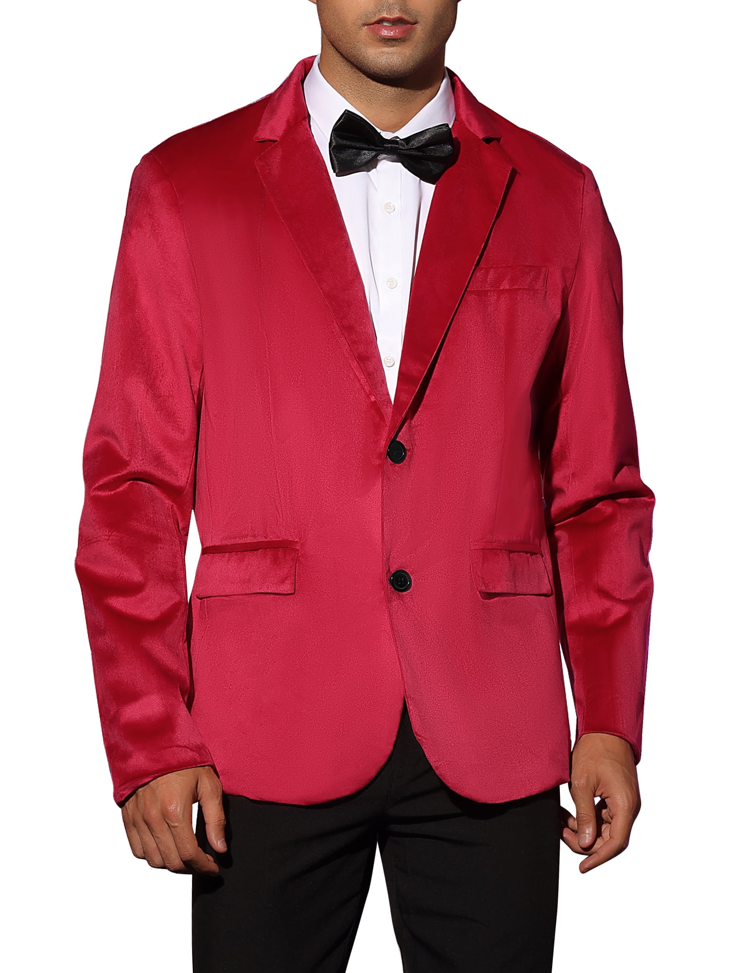 Red suede blazer mens sale