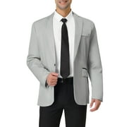 Lars Amadeus Men's Business Blazer Slim Fit One Button Suit Jacket Sports Coat