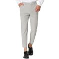 thumbnail image 1 of Lars Amadeus Men's Cropped Pants Slim Fit Flat Front Ankle-Length Dress Pants, 1 of 6