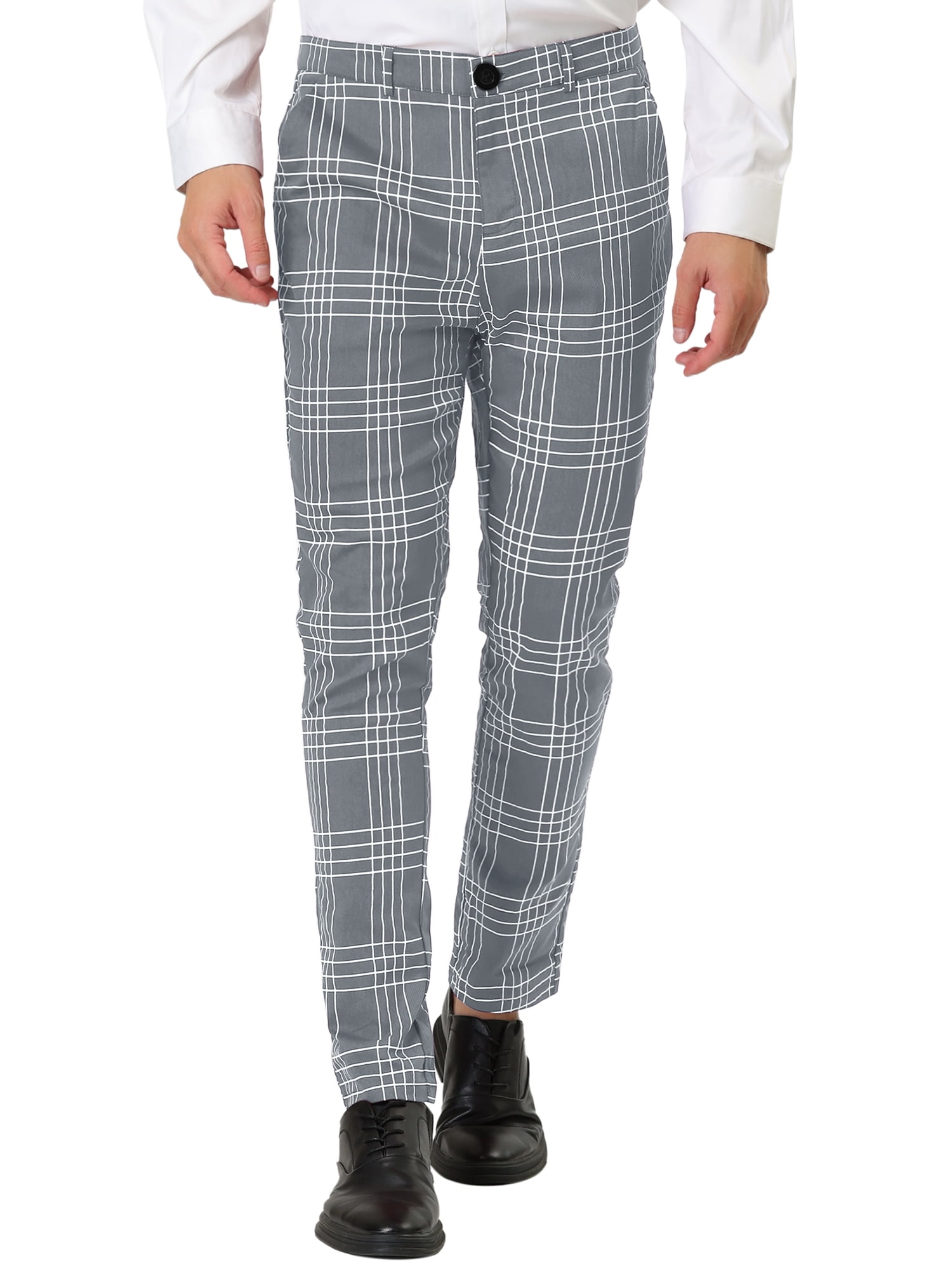 Cotton Check Dark Grey Mens Formal Pant at best price in Pune | ID:  20681332897