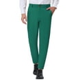 thumbnail image 1 of INSPIRE CHIC Men's Dress Solid Color Pants Straight Front Chino Slacks, 1 of 5