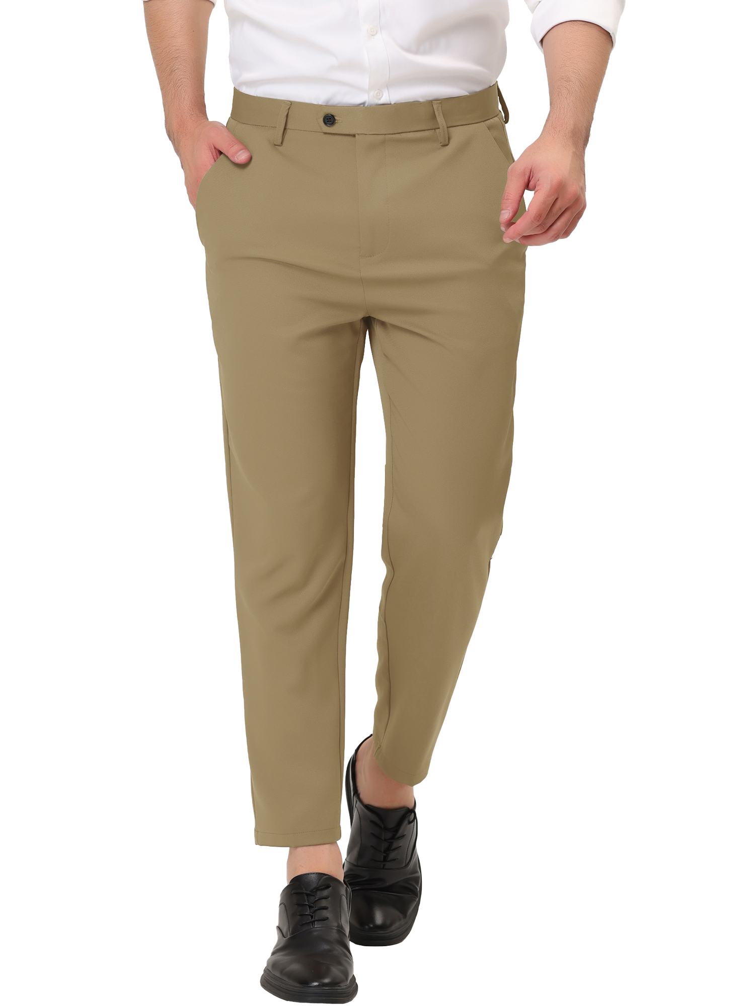 Cropped dress trousers sales