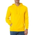 thumbnail image 1 of INSPIRE CHIC Men's Hoodie Sweatshirt Long Sleeves Solid Drawstring Pullover XL Yellow, 1 of 7