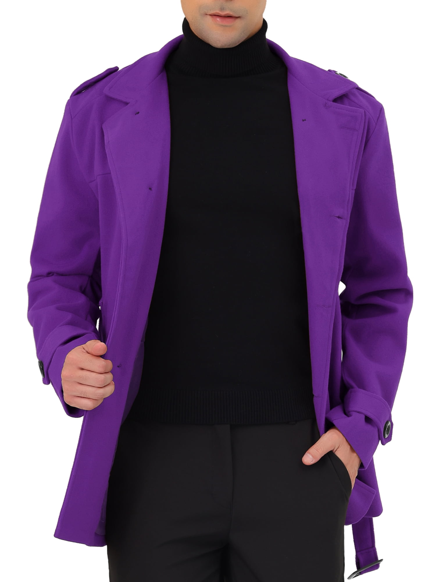 ジャケット・アウター NEW DUNKELD SINGLE BREASTED COAT Unique Bargains Men's Trench Coat Lightweight Single