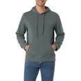 thumbnail image 1 of INSPIRE CHIC Men's Plush Lined Pullover Hoodie Sweatshirts with Pocket M Dark Gray, 1 of 6