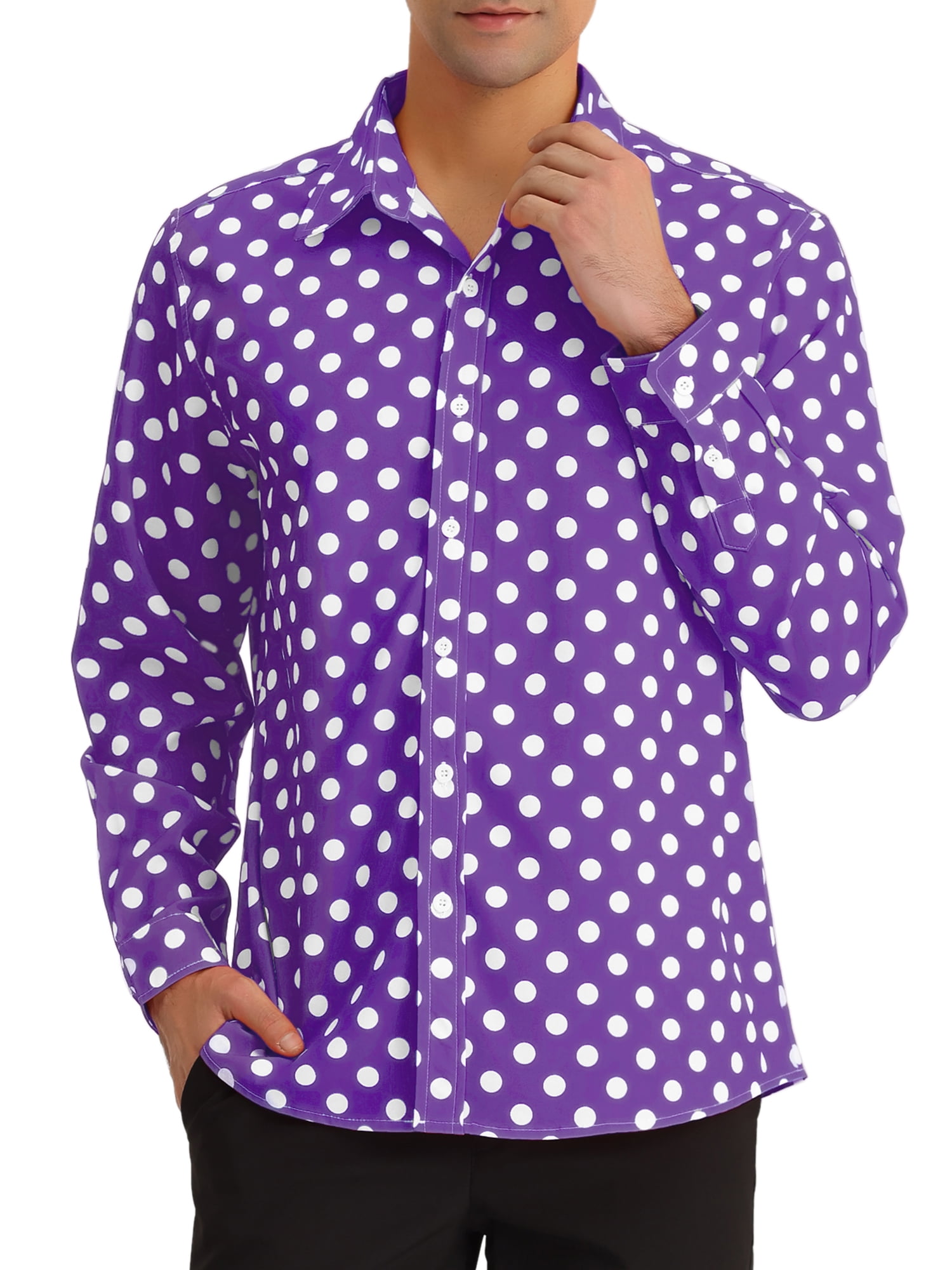 mens purple print dress shirt Amazon.com: Barry.Wang Mens Shirts,2pcs Classic Button Down Dress Shirt Purple Silk Paisley Woven Long Sleeve Printed Regular Fit Shirt : Clothing, Shoes & Jewelry