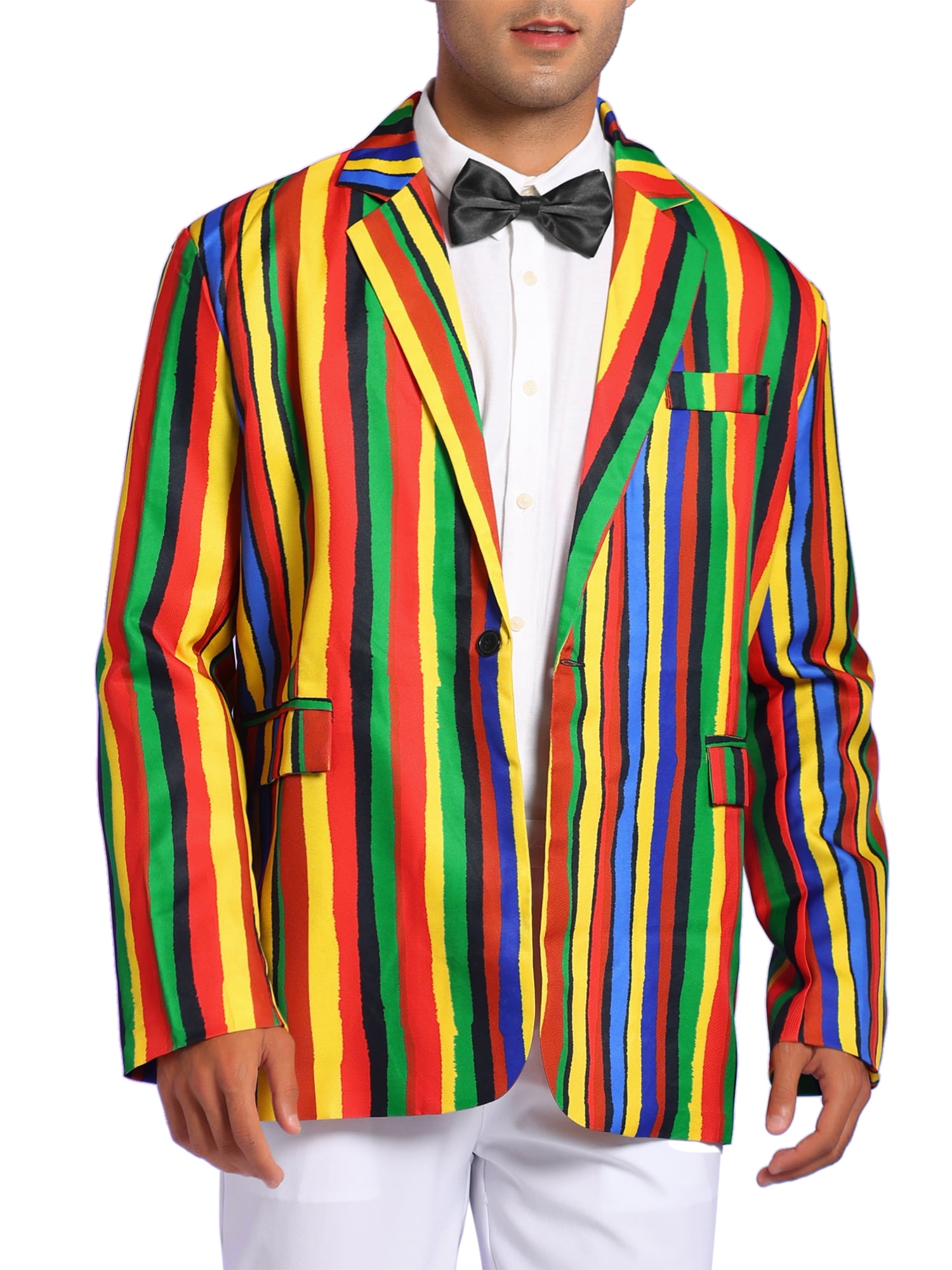 Striped top sports jacket