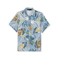 thumbnail image 1 of Lars Amadeus Men's Short Sleeve Printed Button Front Beach Hawaiian Shirt, 1 of 8