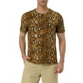 thumbnail image 1 of Lars Amadeus Men's Short Sleeves Round Neck Leopard Prints T-shirt, 1 of 6