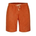 thumbnail image 1 of INSPIRE CHIC Men's Shorts Drawstring Waist Fish Pattern Beach Summer Board Shorts 28 Orange, 1 of 7