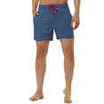 thumbnail image 1 of INSPIRE CHIC Men's Shorts Summer Beach Shorts Solid Mesh Lining Drawstring Waist Swim Shorts, 1 of 6