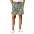 thumbnail image 1 of INSPIRE CHIC Men's Shorts Summer Swimming Shorts Printed Drawstring Beach Short Pants Leopard 30, 1 of 5