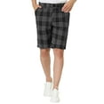 thumbnail image 1 of Lars Amadeus Men's Summer Plaid Shorts Regular Fit Business Chino Short Pants, 1 of 6