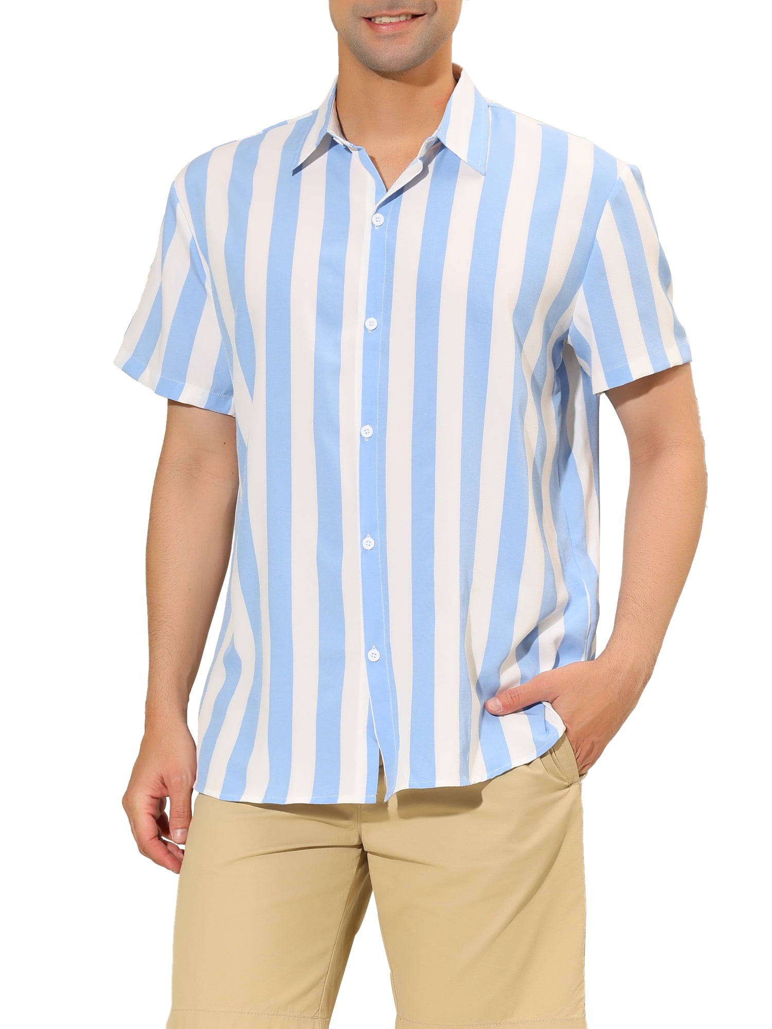 INSPIRE CHIC Men's Short Sleeve Hoodies Solid Color Zip Up Jackets With Hood S Red