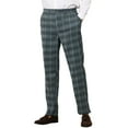 thumbnail image 1 of Lars Amadeus Plaid Casual Pants for Men's Slim Fit Tapered Checked Trouser, 1 of 5