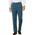 thumbnail image 1 of Lars Amadeus Plaid Casual Pants for Men's Slim Fit Tapered Checked Trouser, 1 of 5