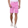 thumbnail image 1 of INSPIRE CHIC Plaid Shorts for Men's Regular Fit Flat Front Summer Chino Shorts, 1 of 5