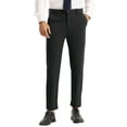 thumbnail image 1 of INSPIRE CHIC Skinny Trouser for Men's Solid Color Flat Front Formal Dress Pants Black 30, 1 of 5