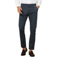 thumbnail image 1 of INSPIRE CHIC Stripes Dress Pants for Men's Slim Fit Business Flat Front Chino Trousers 32 Navy, 1 of 5