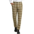 thumbnail image 1 of Lars Amadeus Work Pants for Men Plaid Business Formal Prom Checked Trousers, 1 of 6