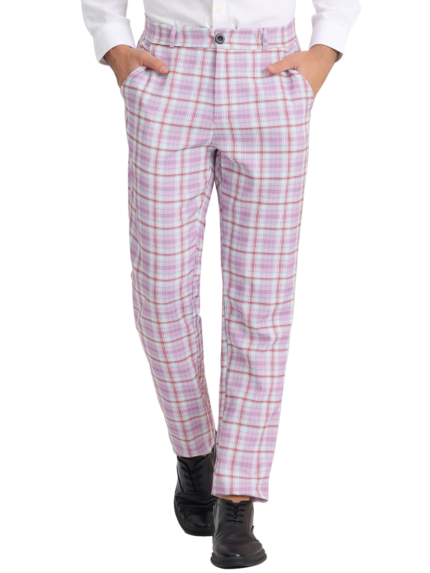 Buy Checked Slim Fit Formal Trousers Online at Best Prices in India -  JioMart.