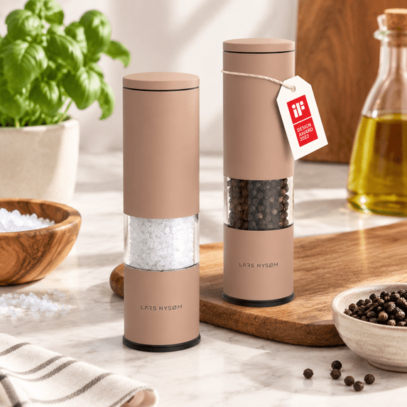 Disigen Pepper Lars Nysom Salt And Pepper Set Manual Stainless Steel Mills With ...