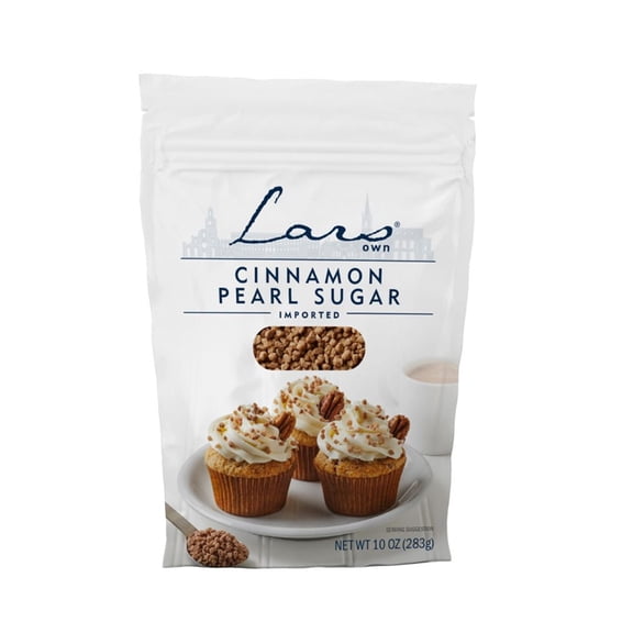 Lars Own Cinnamon Pearl Sugar, 10oz (Pack of 2)