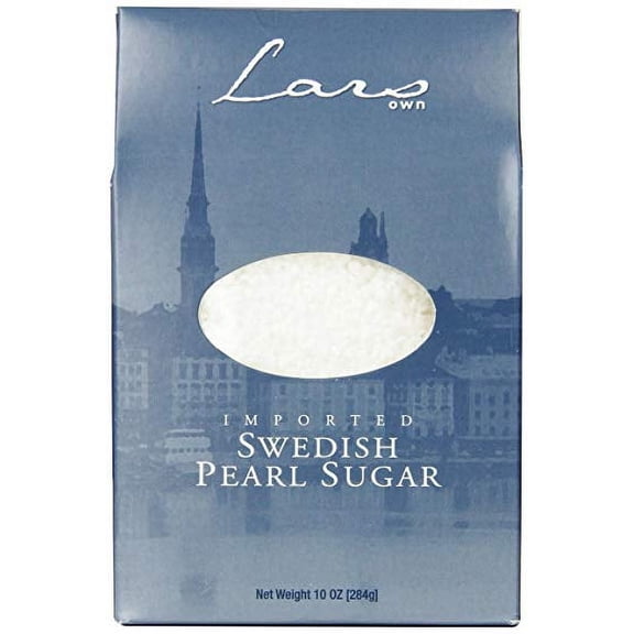 Lars Own Imported Swedish Pearl Sugar  10 oz bag