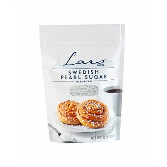 Lars' Own Swedish Pearl Sugar, 10-Ounce Packages (Pack of 6)