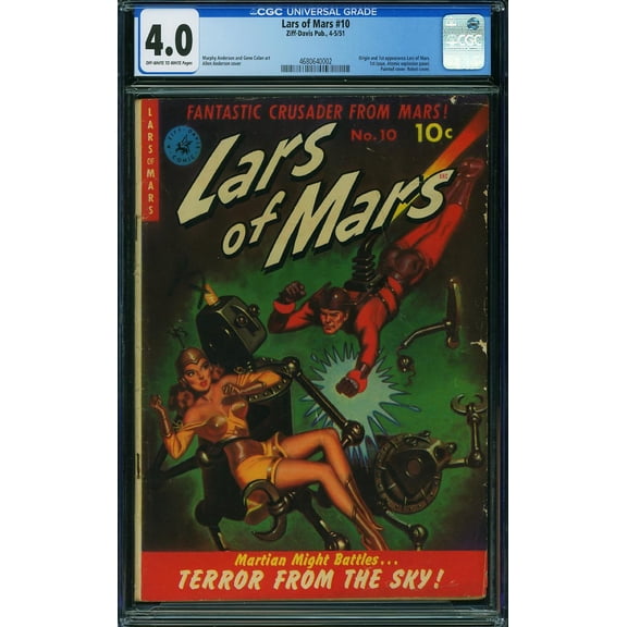 Lars of Mars #10 - CGC 4 Comic Book