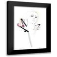 thumbnail image 1 of Larsdotter, Lotta 11x14 Black Modern Framed Museum Art Print Titled - Pink Ink, 1 of 5