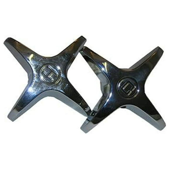 Larsen 01-5001 Fit-All Cross Vice Grip Handle Pair, Chrome - Quantity 6