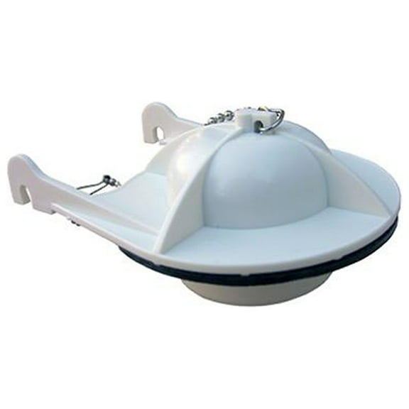 Larsen 04-1609 Toilet Tank Flapper With Chain, American Standard Cadet, 3-In. - Quantity 6