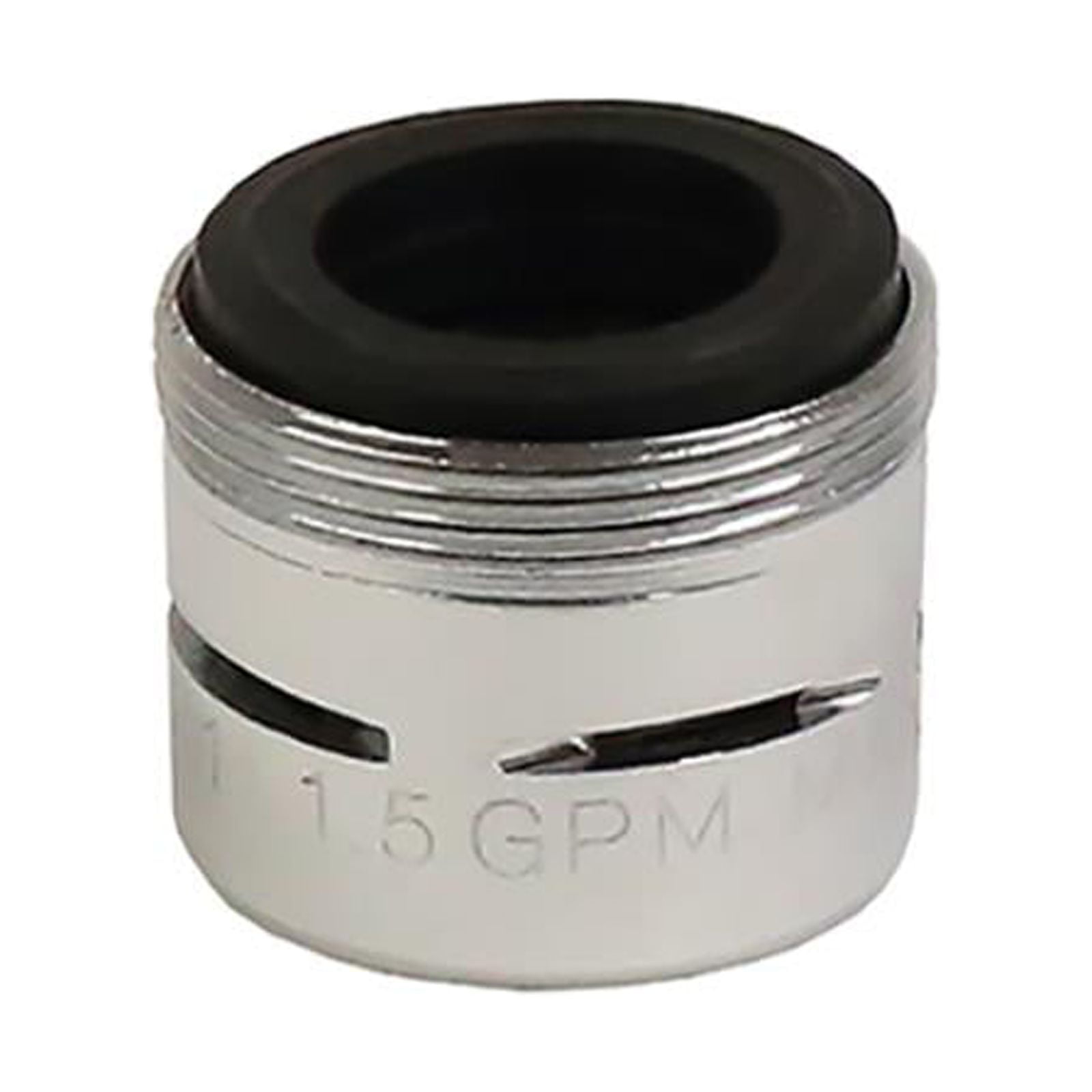 Lasco 09-9081 Slotted Faucet Aerator, Chrome, 1.5GPM, 55/64-27 x 15/16-27 - Quantity 6