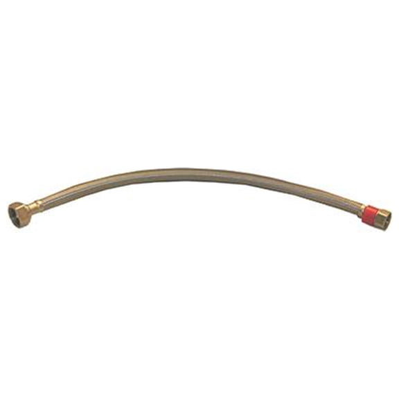 Larsen 10-0321 Faucet Connector, Stainless Steel, 1/2 Compression x 1/2 FIP x 20-In. - Quantity 10