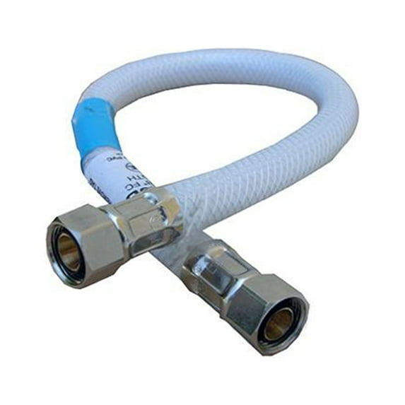 Lasco 10-2512 Appliance & Faucet Connector, Flexible Poly, 3/8 Compression x 3/8 Compression x 12 In. - Quantity 10
