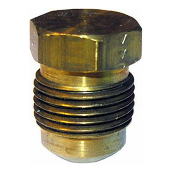 Lasco 17-3911 1/4 In. Brass Flare Plug - Quantity 6