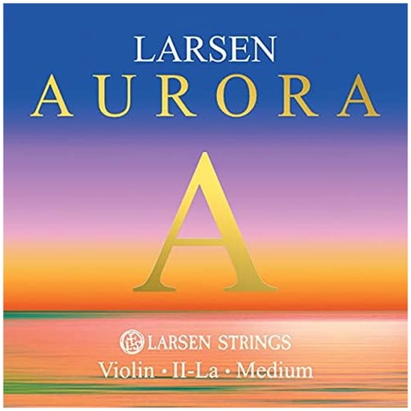 Larsen Aurora, Violin A String, (Synthetic/Aluminum), 4/4, Medium