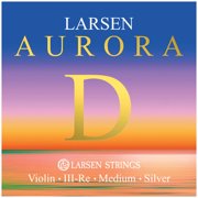 Larsen Aurora, Violin D String, Synthetic/Silver, 4/4, Medium