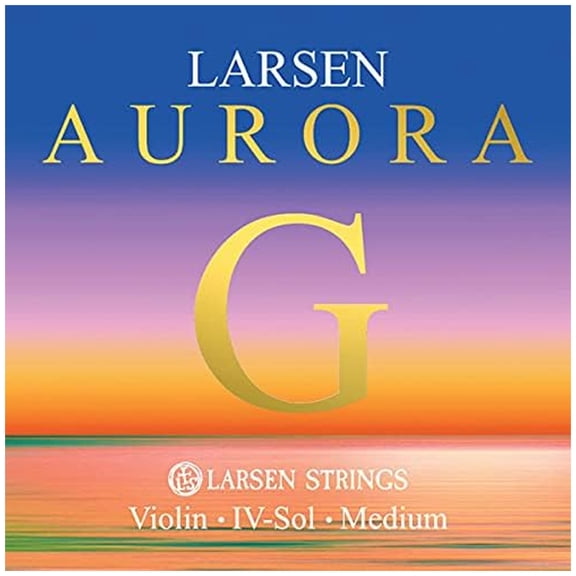 Larsen Aurora, Violin G String, (Synthetic/Silver), 4/4, Medium