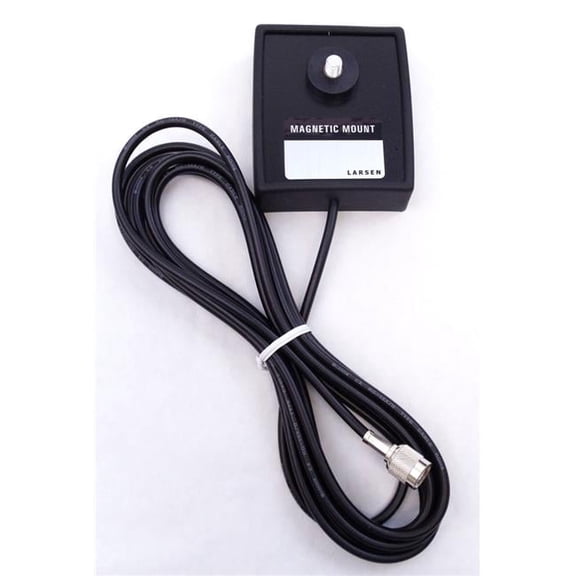 Larsen LM Magnetic Mount with 12 ft. RG58AA Coax & Crimped TNC Connector