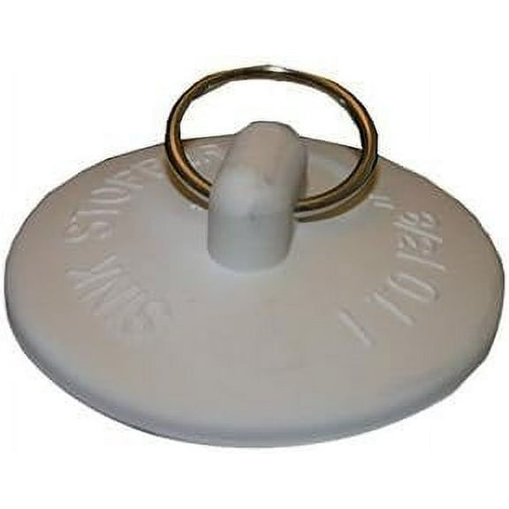 Larsen Lasco 02-3231 Rubber Sink Stopper, White