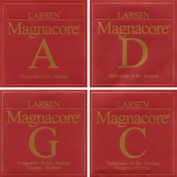 Larsen Magnacore 4/4 Cello String Set - Medium Gauge