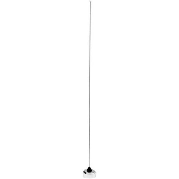 Larsen NMOQW152 152-162 MHz 1 by 4 Wave Unity Antenna with 0.070 dia. Stainless Steel Whip & 0.75 in. Base