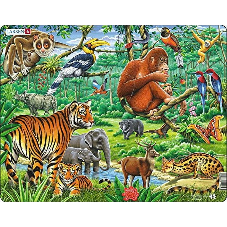20 PIECE JIGSAW - JUNGLE 20 PIECE JIGSAW - JUNGLE