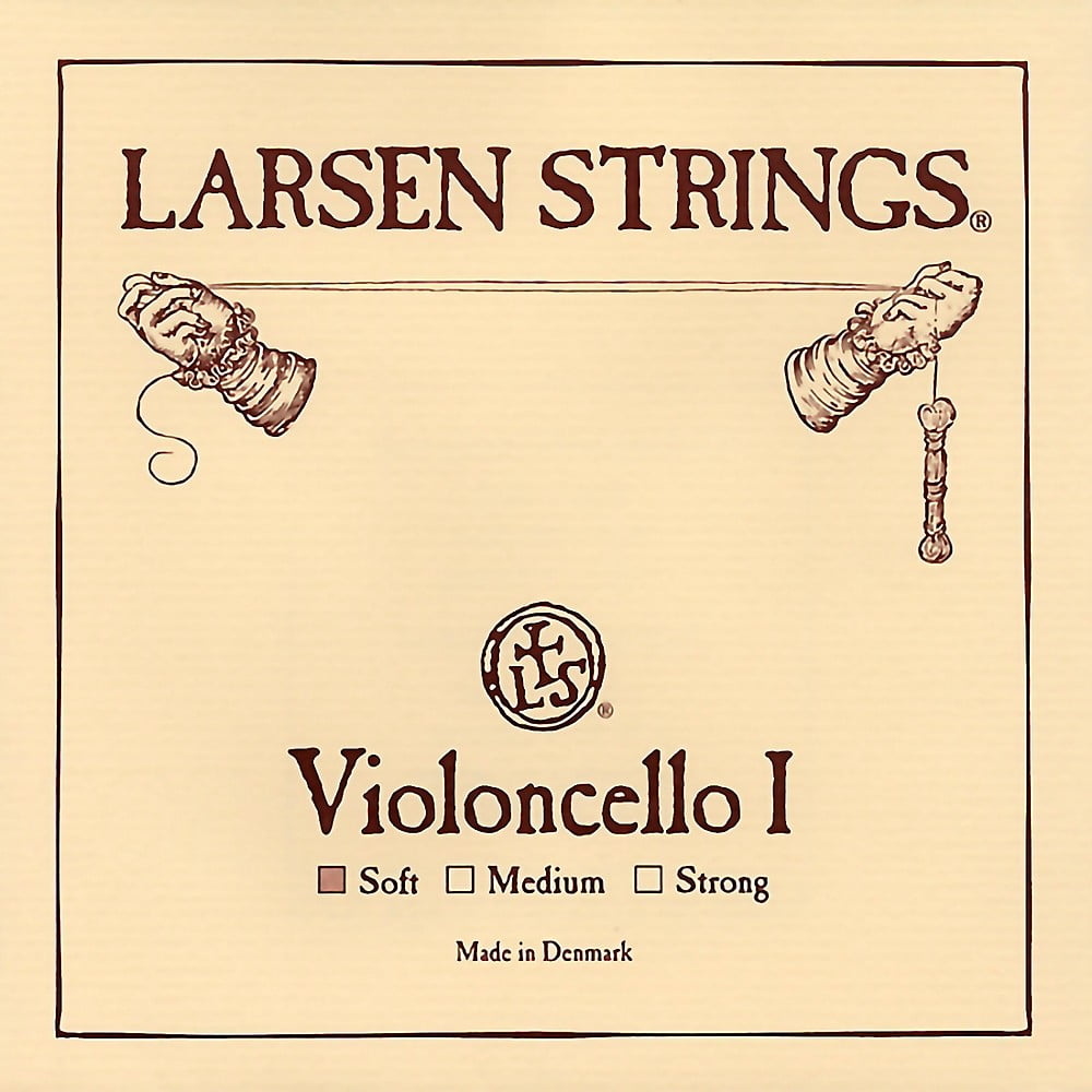 Larsen Strings Original Cello A String 4/4 Size, Light Steel, Ball End