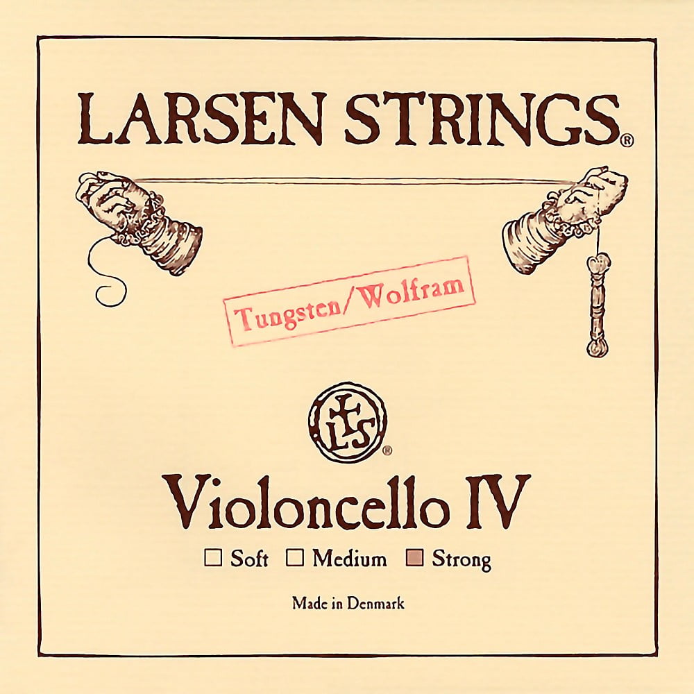 Larsen Strings Original Cello C String 4/4 Size, Heavy Tungsten, Ball End