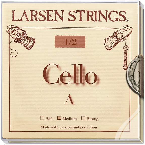 Larsen Strings Original Cello String Set 1/2 Size, Medium